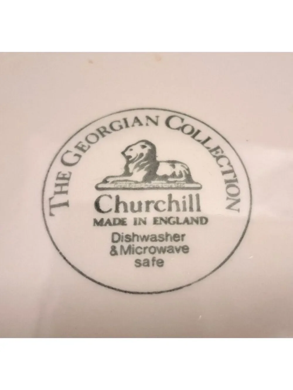 Vintage Set of 3 Churchill Blue Onion Georgian Collection Dinner Plates 10